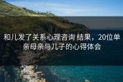和儿发了关系心理咨询 结果，20位单亲母亲与儿子的心得体会