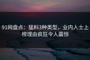 91网盘点：猛料3种类型，业内人士上榜理由疯狂令人震惊